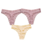 3Pcs/Set Cotton Panties Women G-string Female Underpants Sexy Lingerie Seamless Underwear Low Rise Panties M-XL Intimates