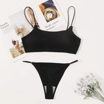 Seamless Bras And Panties Set Women Non-wire Bra Sexy Brazilian Thongs Female Fitness Tube Tops Sports Underwear Lingerie Set