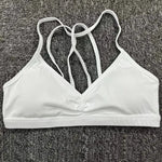 Women's Detachable Strap Yoga Bra Top Seamless Racerback Sweat-Wicking High Support for Yoga Running & Low Impact Workouts