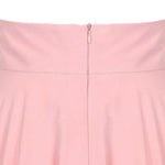 Women Skirt Elastic High Waist A-Line Style Skirt Solid Color Large Hem Skater Skirt Bohemia Style Skirts Women's skirt