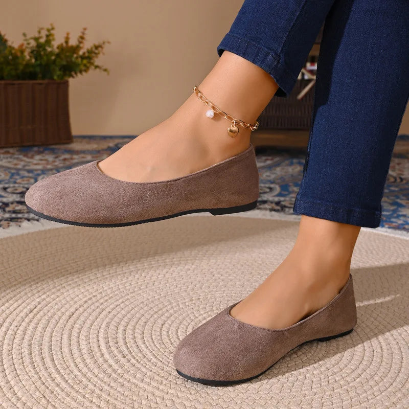 Women Flats Shoes Comfortable Knit Ballet Flat Shoes Women Casual Slip on Loafers Office Boat Sneakers Women Zapatos De Mujer