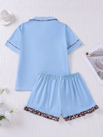 Women's Sleepwear 2026 New Summer Comfortable Pajamas Sets for Women Lapel Homewear Short Sleeve Shorts Set Pijamas Pajamas Set