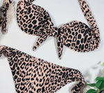 2026 Sexy Bikini Bandeau Women Dot Leopard Bowknot Swimwear Swimsuit Female Beach Bikinis Set Bathing Suit Trajes De Bano Mujer