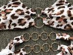 2026 Sexy Bikini Women Swimwear Swimsuit Solid Leopard Metal Ring Bikinis Set Bathing Suit Beach Bikini Female Biquinis Feminino