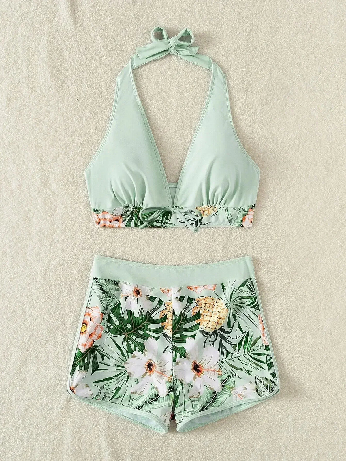 Sexy High Waist Bikini Shorts 2026 Women Swimsuit Two Piece Swimwear Female Bikinis Set Sports Bathing Suits Brazilian Biquini