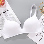 Women Seamless Bra Sexy No Wire Push Up Underwear Girls Students Breathable Thin 10 Colors Bras Female's Bra Breathable Gathered