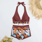 Sexy High Waist Bikini Shorts 2026 Women Swimsuit Two Piece Swimwear Female Bikinis Set Sports Bathing Suits Brazilian Biquini