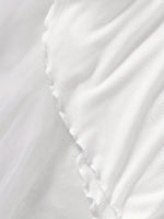 Women's Pajama Set Solid Color Camisole Crop Top and Ruffle Shorts, Sleeveless Soft Sleepwear, Summer Loungewear Outfit