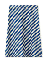 Summer Solid/Stripe/Plaid Midi Skirts for Women Casual Elegant A-Line Skirt for Beach Vacation Streetwear