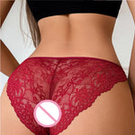 1pcs Low Rise Sexy Lace Floral Panties Solid Comfortable Lady Briefs Sexy Lingerie Elegant Female Underwear Hot Sale Underpants