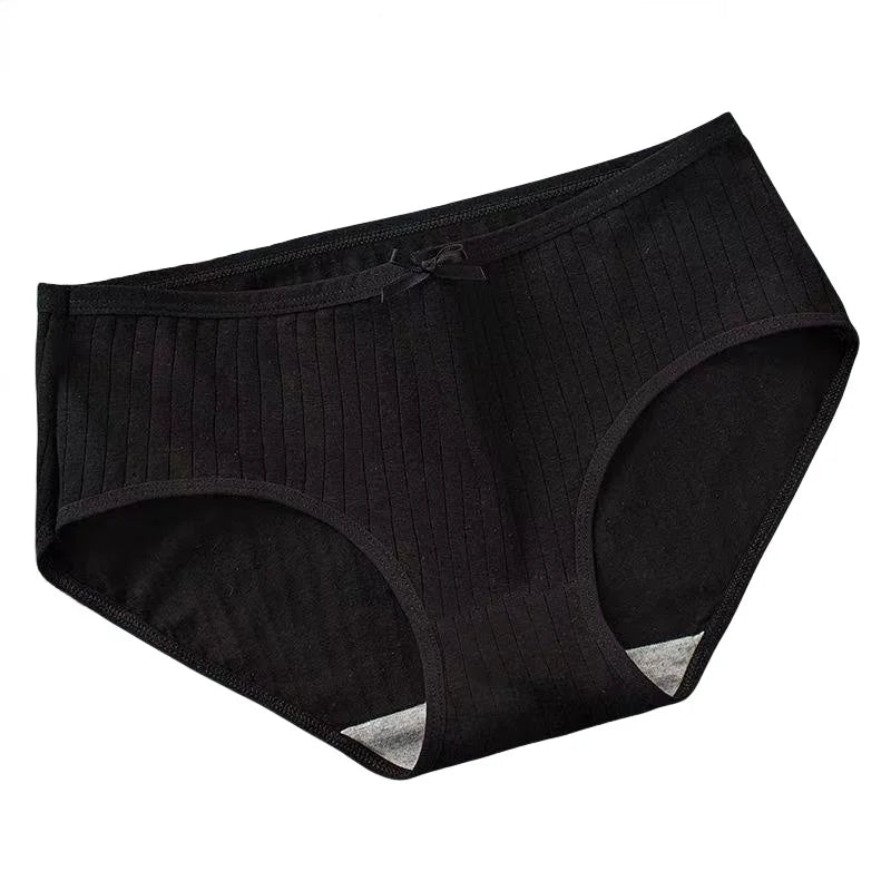 1Pc Cotton Panties Women Sexy Briefs Women's Underpants Low Waist Comfy Breathable Lingerie Seamless Underwear Intimates