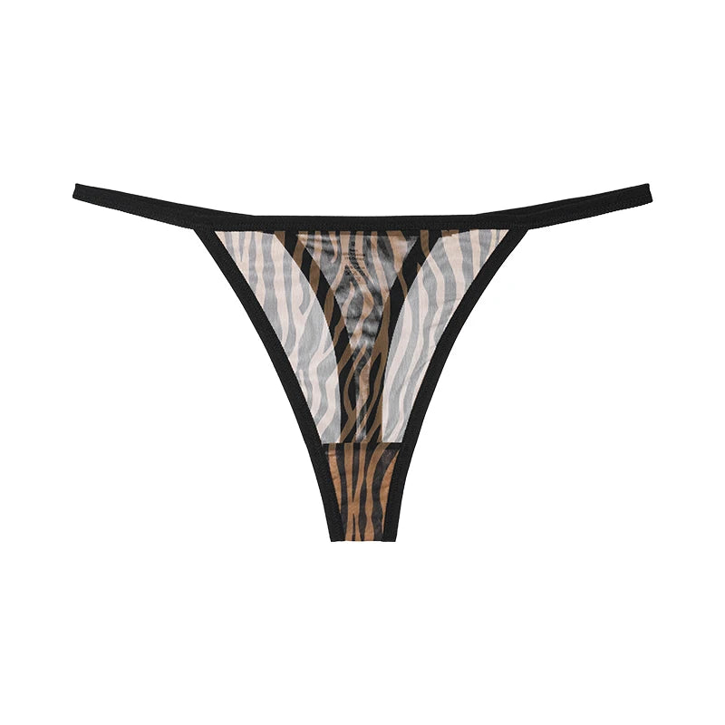 Leopard Sexy Seamless Thong Women Panties G String Underwear Girls Intimates Fashion Ladies Briefs Yoga Lingerie Size S-XL