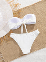 Seashell Bandeau Bikini 2025 Sexy Women Swimsuits Female Swimwear Thong Bikini Set Brazilian Biquini Swimming Suit Beachwear