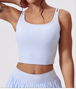 Women Tracksuit Yoga Set 1/2PCS Gym Set Bra Sports Anti Shorts Skirt Workout Sportswear Running Vest Gym Wear Athletic Suits New