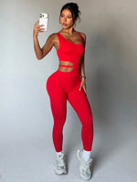 Beautiful back design, sexy one-piece yoga leggings, suitable for women's breathable quick-dry sports bodysuits