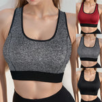 Women Racerback Sports Bra Seamless High Impact Support Fitness Yoga Brassiere Shockproof Workout Running Gym Underwear Bralette