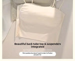 MOYISU Beautiful Back Strap Underwear Women's Big Chest Small Chest Gathering Without Trace Chest Thin Summer Vest Wear Bra