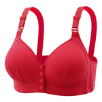 New Large Size Front Buckle Sexy Push up WOMEN'S Bra Adjustable Thin Cup Breathable Comfortable Middle-aged Mom Ladies Underwear