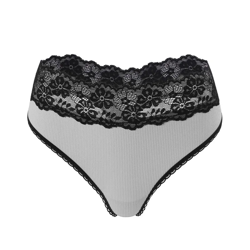 3pcs/pack Low Waist Floral Fashion Sexy Lace Women Panties Underwear Elegant Sexy Lingerie Breathable Comfortable Lady Briefs