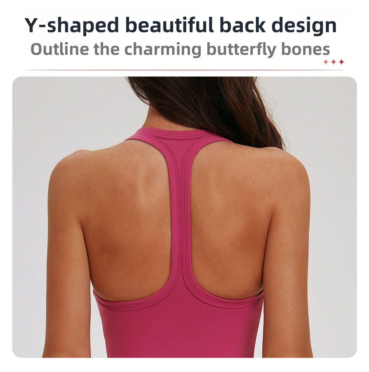Women Yoga Sports Bra High Strength Gym Tank Top Push-Up Workout Bra Fitness Vest Comfortable Naked Feeling Gym Bra Fitness Bra