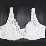 Womens Minimizer Bra Lace Plus Size Brassiere Support Underwire Big Thin Adjusted-straps 36-52 E F G H I Cup