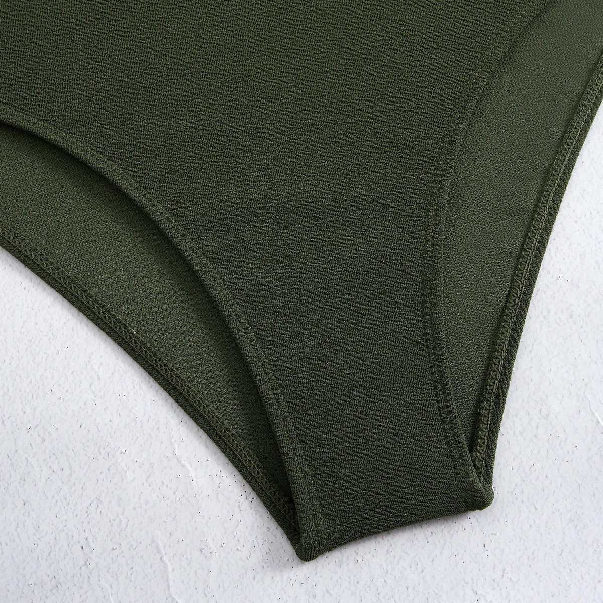 2026 One Shoulder Swimsuit One Piece Sexy Solid Swimwear Women Bandage Bathers Bathing Swimming Swim Suit Beachwear Summer