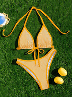 Sexy Women's Swimsuit Two-piece Bikinis Sets Two-piece Beach Trend Bikini Female Swimwear for Bathing Suit Woman Beachwear