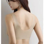 2Pcs/Set Seamless Bras For Women Padded Underwear Wireless Bralette Breathable No Steel Ring Fitness Underwear Sexy Lingerie