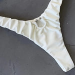 Sexy Micro Bikini 2024 Women Swimsuit Solid Swimwear Halter Thong Bikinis Set Brazilian Beach Wear Bathing Suit Biquini Female