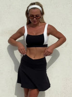 Women's Seamless Yoga Set Bra Short-skirt 2 Piece Set Slim Fit High Waist Beautiful Back Tracksuit Sports Running Fitness Suit