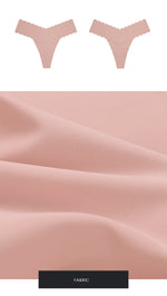 Ice Silk Women Panties Seamless Sexy G String Thong Underwear T Back Sports Yoga Girls Briefs Underpants Plus Size S-XL