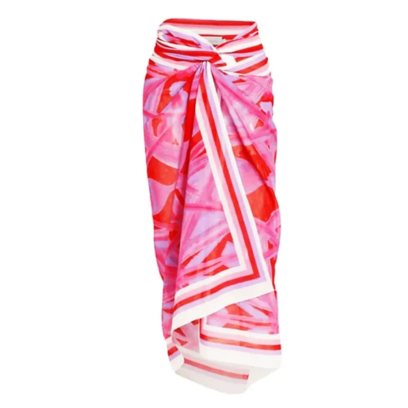 2025 Floral Cover Up Swimsuit Skirt Women Swimwear Patchwork Bathing Suit Sliming Monokini Swimsuit Solid Padded Swimming Suit