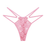 1pcs 2026 New Style Sexy Lace Women G-string Low Rise Elegant Female Underwear Comfortable Solid Lady Thongs Erotic Sexy Panties