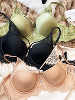 Sexy Hollow Push Up Bra Set Seamless Glossiness Comfort Women Underwear Classic Bandage Design Temptation Bras and Panties Sets