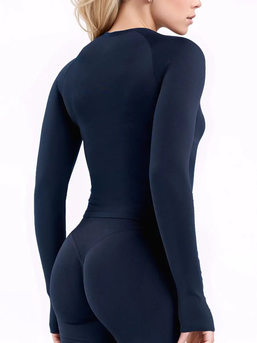 NCLAGEN Defy Long Sleeve Top Women's Gym Clothes Fitness Yoga Sport Shirt Dry Fit Quick Dry Running Workout Pilates Blouse