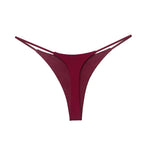 Low Waist Cotton Thong Women Panties Sexy Briefs T-back Bikini Underwear Seamless G String Sports Female Lingerie Size S-XXL