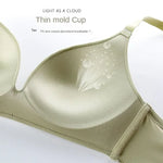 Sexy No Wire Push Up Underwear Women Seamless Bra Girls Students Breathable Thin Bras Female's Bra Breathable Gathered Lingerie