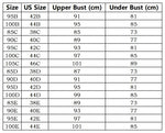 Push up Bra for Women Solid Color Plus Size Bras Thin Cup Underwire Bra Sexy Brassiere B C D E Cup