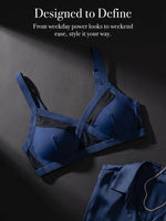 blue Sports breathable women's yoga bra sexy and beautiful back fashionable new women's underwear MR3679