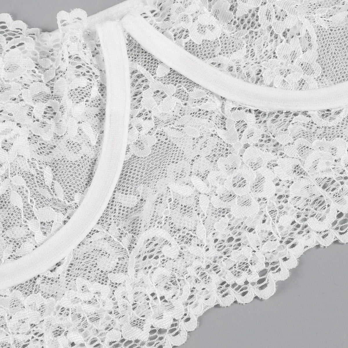 3PCS Lace See Through Bra Set Women Sexy Lingerie Underwear Halter Tops Bra and Panties Garter Intimate Sex Costumes