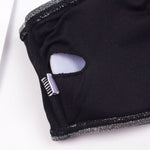 Fashion Single Shoulder Women Bikinis Set Female Shinning High Waist Swimsuit Swimwear Woman Solid Glitter Beach Bathing Suit