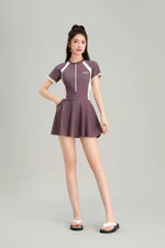 New Swimsuit for Women, Slightly Overweight, Plus Size Jumpsuit Style, Conservative and Slimming, Hot Spring Swimsuit Wholesale