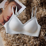Seamless Push Up Bra for Women Sexy Lingerie Padded Wireless Underwear Support Bras Thin Shoulder Strap Comfort Intimates
