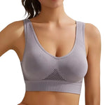 S-5XL Seamless Bras For Women Hollow Underwaer Wireless No Pads Crop Tops Female Sexy Lingerie Soft Sports Camisole