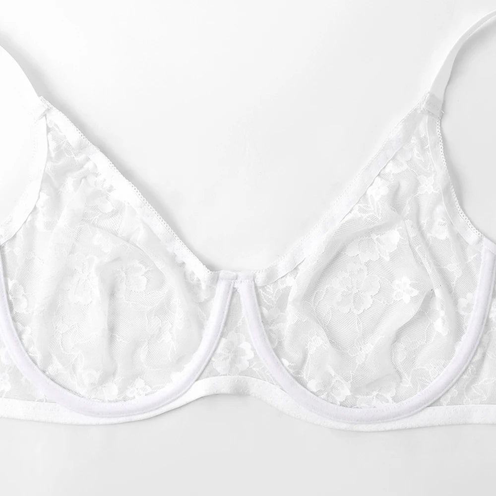Women's Bra & Briefs Sets Seamless Bras For Ladies Lace Thong Underwear Plus Size Brassiere Sexy Lingerie Set BH Top
