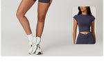 Yoga Shorts Women High Waist Workout Shorts Fitness Yoga Tights Lift Butt Fitness Ladies Yoga Gym Running Short Pants Sportswear