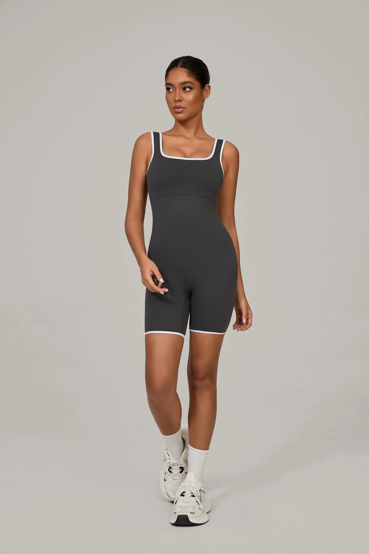 Women's Sports Jumpsuit Yoga Fitness Combination Lift Buttocks Bare Back High Elasticity Gym Sexy Sports Jumpsuit Gym Romper