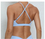 Women's Yoga Bra - Running Cross Back Breathable Naked Feel Sports Fitness Brafor Yoga Running Gym Top