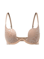 Solid Underwire Bra push up Lingerie comfort padded bra lift up thick cup lace bralette