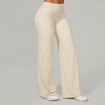 Women Straight Yoga Leg Bottoms Soft Stretchy Fabric Women's Yoga Pants GYM Sweat-Wicking Properties Running Sport Trousers
